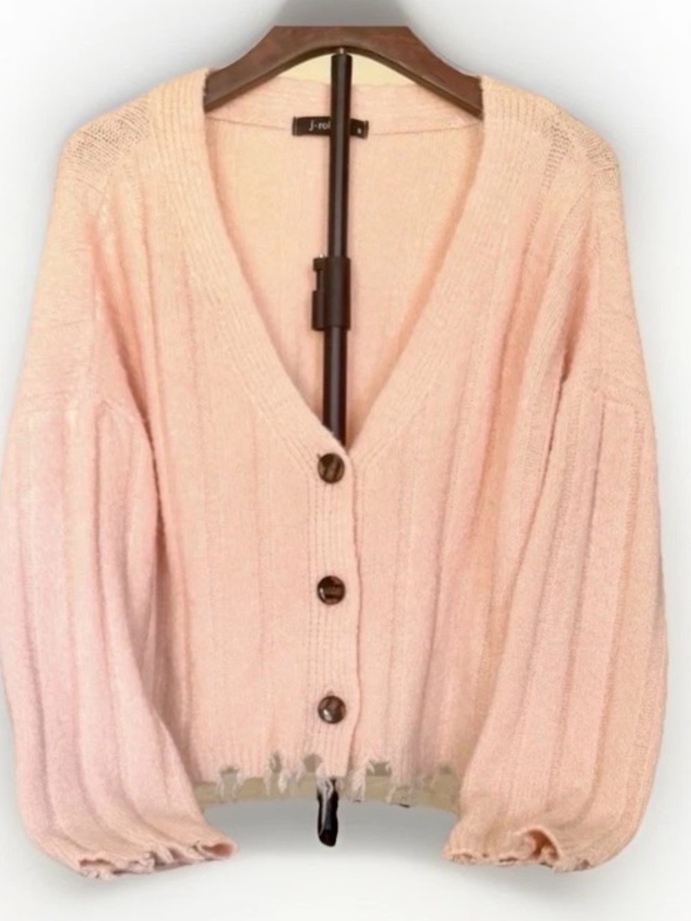 J. Robert’s blush pink cardigan size small